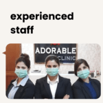 experienced staff in adorable clinic